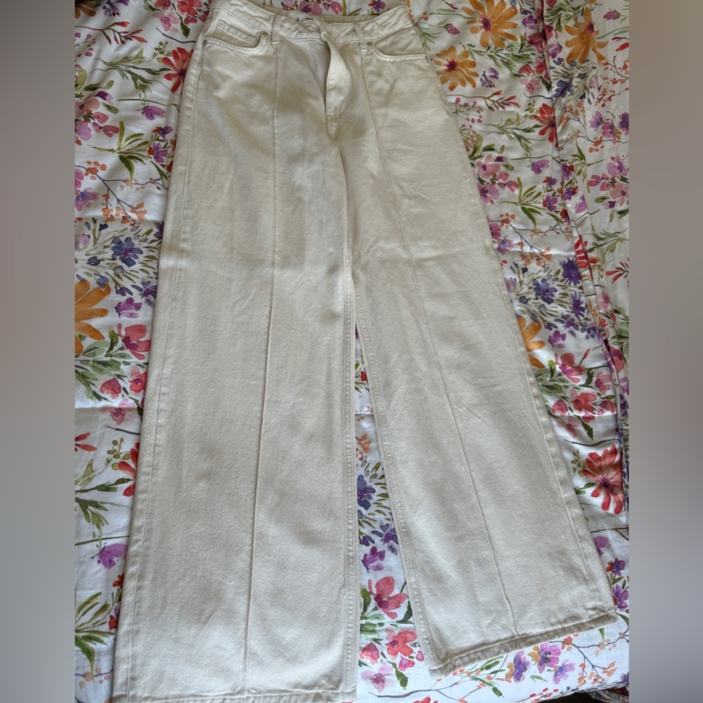 Mango wide leg pants